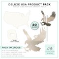 Next Innovations Deluxe USA Product Pack Sublimation Blanks 261518008